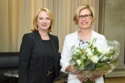 von links: Nationalratspräsidentin Doris Bures (S) und die neue Rechnungshofpräsidentin Margit Kraker