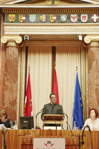 Rede von Bundesratspräsident Josef Saller (V)
