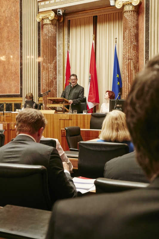 Rede von Bundesratspräsident Josef Saller (V)