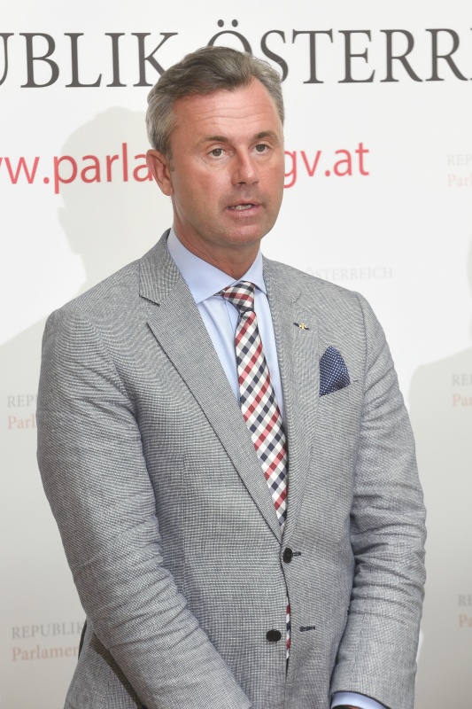 Der Dritte Nationalratspräsident Norbert Hofer (F ) bei seinen Ausführungen
