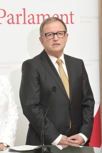 Der Zweite Nationalratspräsident Karlheinz Kopf (V) bei seinen Ausführungen