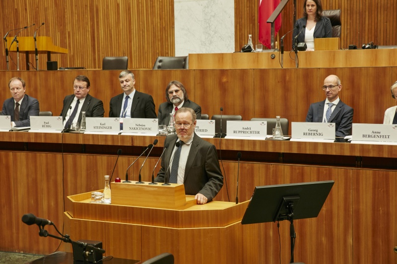 Rede von Johann Precht Fraktionsexperte FPÖ