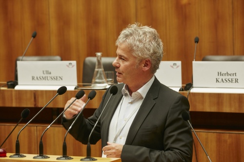 Rede von Ingmar Höbarth Klima und Energeifonds