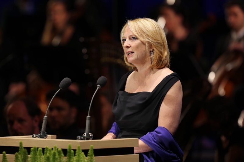 Nationalratspräsidentin Doris Bures (S) während der Eröffnungsrede