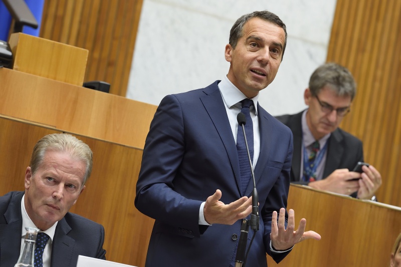 Einleitende Worte von Bundeskanzler Christian Kern (S)