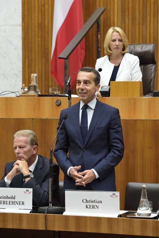 Einleitende Worte von Bundeskanzler Christian Kern (S)