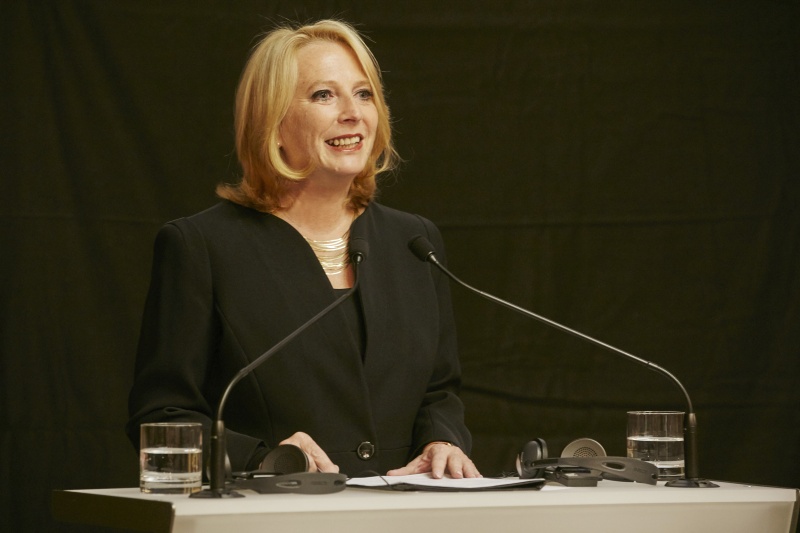 Begrüßung durch Nationalratspräsidentin Doris Bures (S)