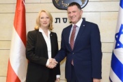 Von links: Nationalratspräsidentin Doris Bures (S) und Sprecher der Knesset Yuli Edelstein