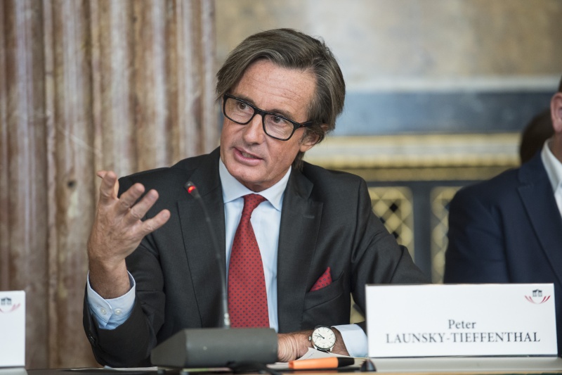 Sektionschef im Außenministerium Peter Launsky-Tieffenthal am Wort