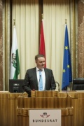 Begrüßung und Würdigung durch Bundesratspräsident Mario Lindner (S)
