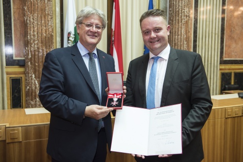 Von links: Bundesrat Stefan Schennach (S) und Bundesratspräsident Mario Lindner (S)