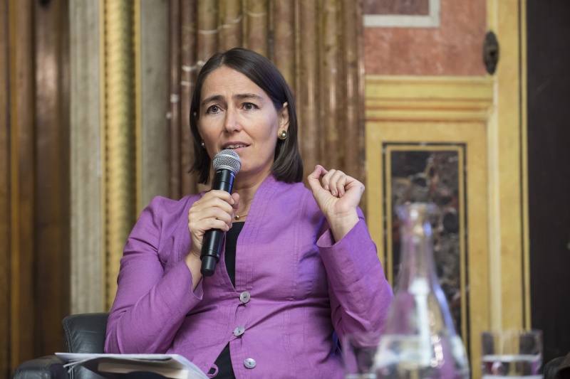 Chefredakteurin Alexandra Föderl-Schmid am Wort