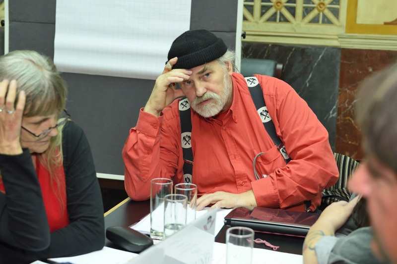 Veranstaltungsteilnehmerin Diskussion