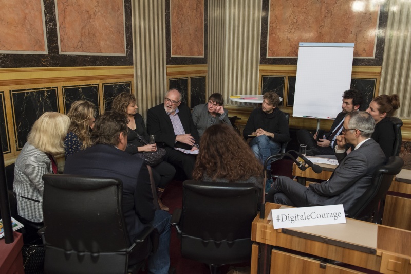 Gottfried Marckhgott (5. von links) mit seinem Arbeitskreis 'Rechtspolitik'