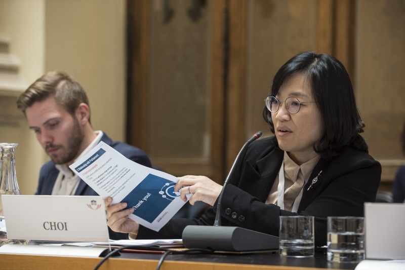 Moonjung Choi stellt das Korea Institute of S&T Evaluation an Planning (KISTEP) in Südkorea vor