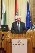 Vizepräsident des Ausschusses der Regionen Karl-Heinz Lambertz bei seiner Rede im Bundesrat