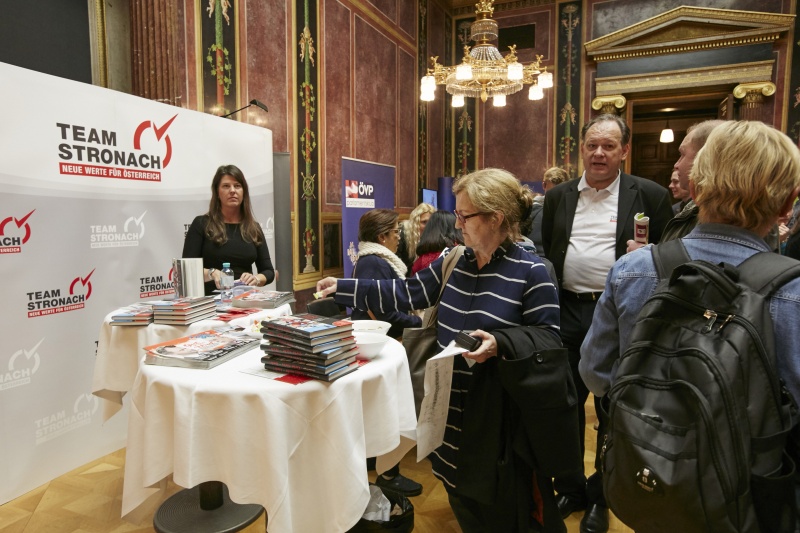 Stand von Team Stronach