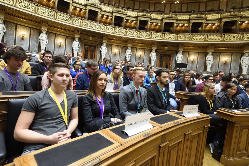 Blick Richtung teilnehmender Lehrlinge