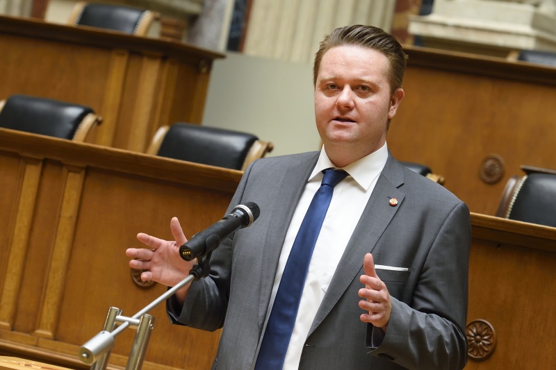Begrüßung durch Bundesratspräsident Mario Lindner (S)