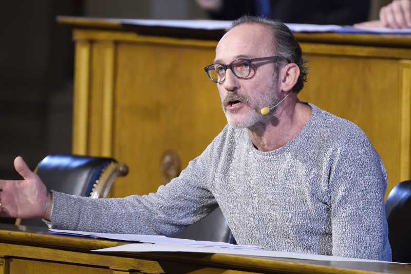 Karl Markovics bei seinem Vortrag