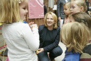 Nationalratspräsidentin Doris Bures (S) mit Kinder