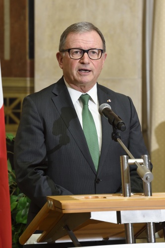 Zweiter Nationalratspräsident Karlheinz Kopf (V) bei seinen Grußworten