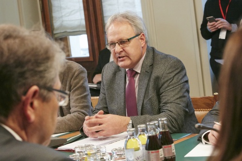 Nationalratsabgeordneter Hermann Gahr (V) während der Aussprache
