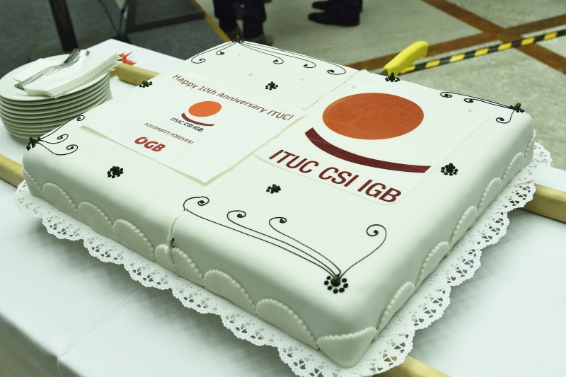 Jubiläumstorte zum 10jährigen Gründungstag