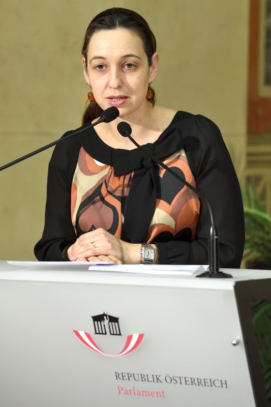 Sektionsleiterin BMGF Ines Stilling am Wort