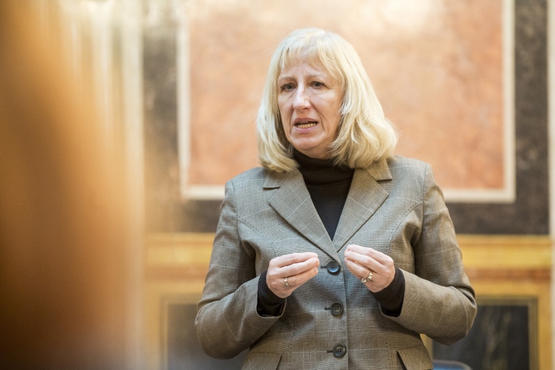 Bundesratsvizepräsidentin Ingrid Winkler (S) am Wort