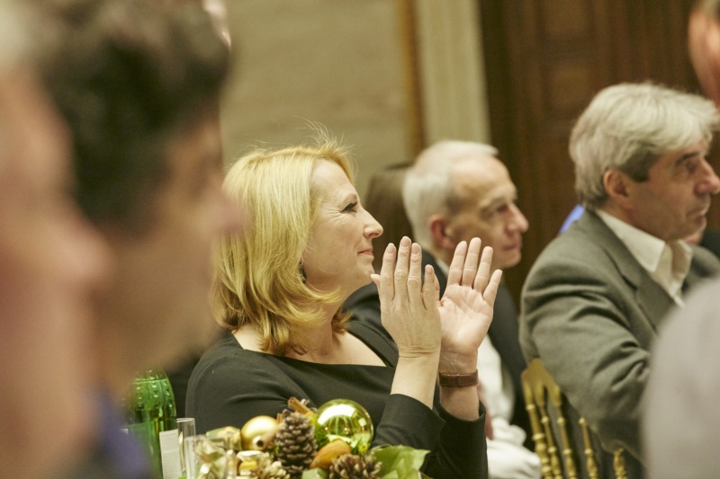 Nationalratspräsidentin Doris Bures (S) mit VeranstaltungsteilnehmerInnen