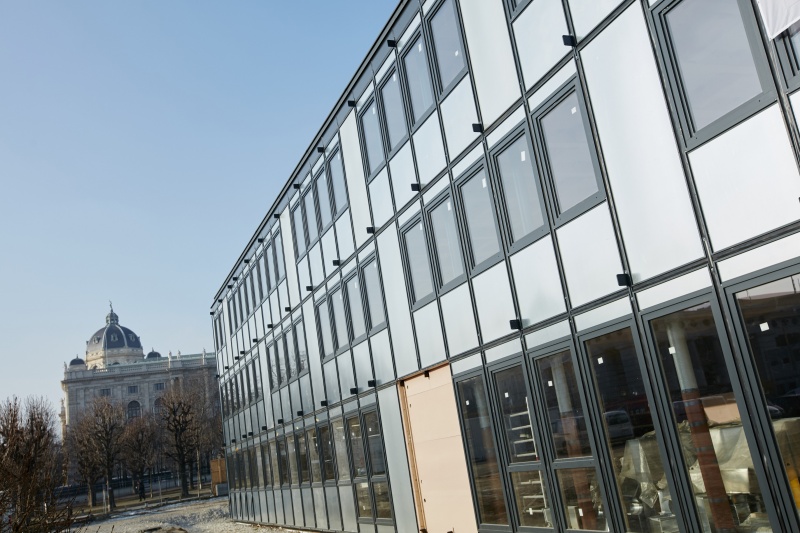 Außenansicht des Pavillon Ring am Heldenplatz