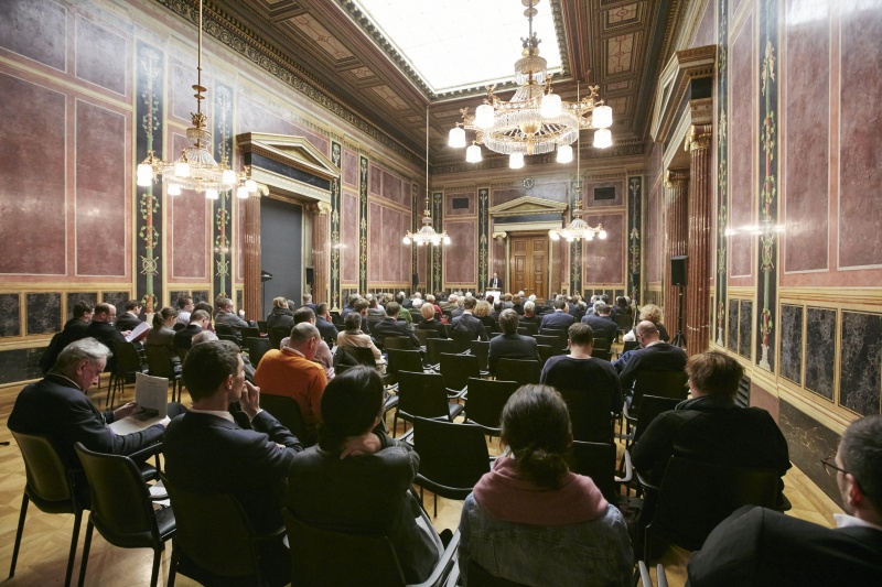 Präsentation der Arena Analyse 2017 durch Walter Osztovics Kovar & Partner. Blick Richtung VeranstaltungsteilnehmerInnen