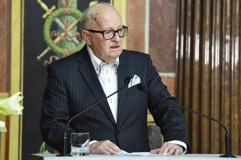 Manfried Welan bei seiner Laudatio