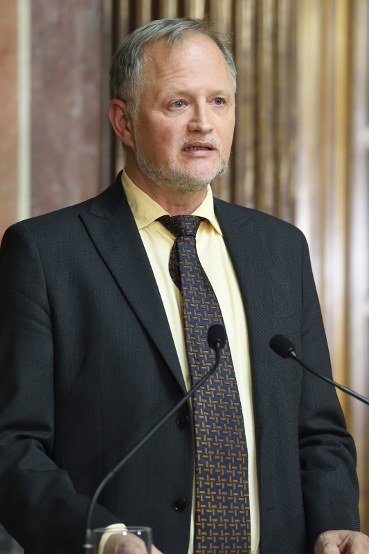 Klaus Unterberger, ORF, bei seiner Laudatio