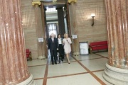 Von rechts: Nationalratspräsidentin Doris Bures (S) und der albanische Parlamentspräsidenten Ilir Meta