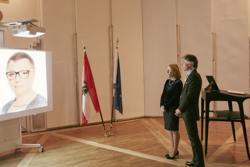 Von links: Nationalratspräsidentin Doris Bures (S) und Parlamentsdirektor Harald Dossi