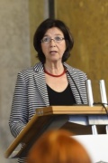 Einleitende Worte durch Nationalratsabgeordnete Christine Muttonen (S), Präsidentin der OSZE-PV