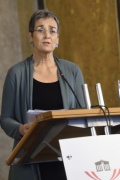 Vizepräsidentin des Europäischen Parlaments Ulrike Lunacek am Wort