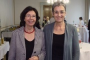 Von links: Nationalratsabgeordnete Christine Muttonen (S), Präsidentin der OSZE-PV, Ulrike Lunacek, Vizepräsidentin des Europäischen Parlaments