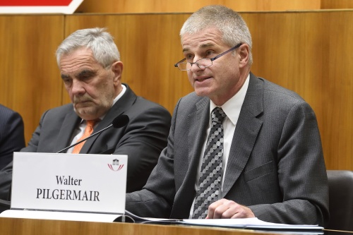 Von links: Walter Berka, Universität Salzburg, Walter Pilgermair, Präsident des Oberlandesgerichts Innsbruck i.R.