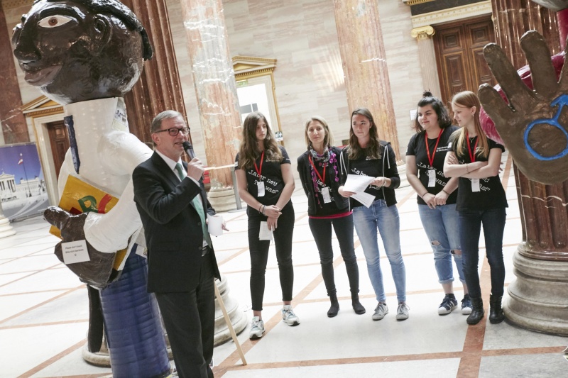 Begrüßung durch den Zweiten Nationalratspräsidenten Karlheinz Kopf (V)