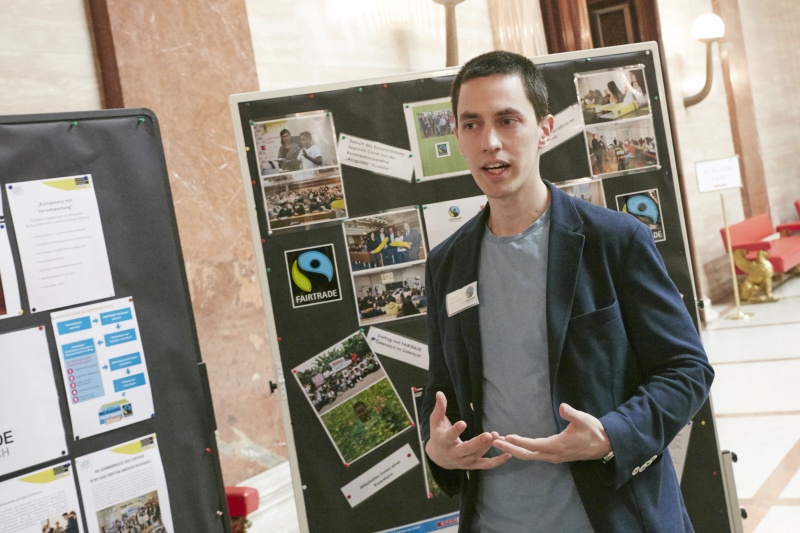 Vortrag von Florian Ablöscher Fairtrade Österreich
