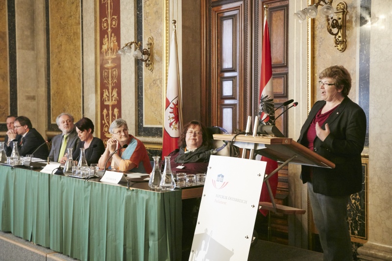 Wortmeldung von Christine Ecker Arbeiter-Samariterbund Österreich