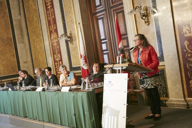 Wortmeldung von Sonja Thalinger Dachverband Hospiz Österreich