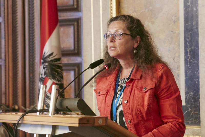 Wortmeldung von Sonja Thalinger Dachverband Hospiz Österreich