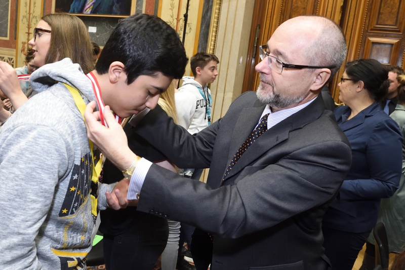 Nationalratsabgeordneter Christoph Vavrik (V) bei der Verleihung der Medaillen