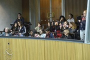 Schülerinnen besuchen anlässlich des Girl's Days eine Sitzung des Nationalrates