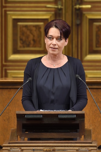 Begrüßungsworte von Bundesratspräsidentin Sonja Ledl-Rossmann (V)