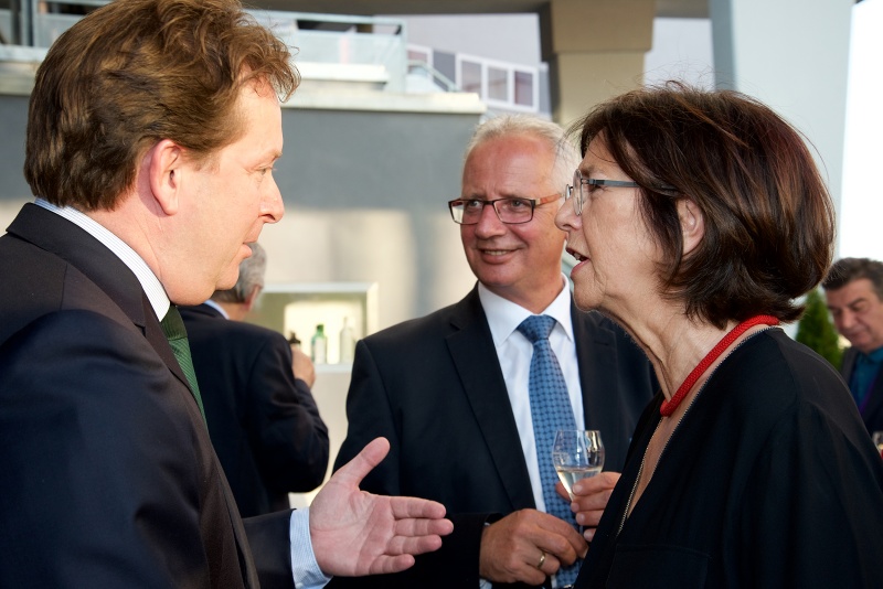 Mr. Henrik Villadsen, Director of the Office of the OSCE High Commissioner of National Minorities, Reinhart Rohr, First President of the Landtag of Carinthia, Christine Muttonen, President of the OSCE PA